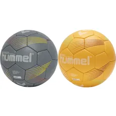 hummel 212553 Unisex-Adult Concept Pro Hb Handball, Dark Grey/Yellow/RED & Unisex-Adult Concept HB Handball, ORANGE/RED/Green, 3