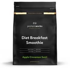Protein Works Diet Breakfast Smoothie | Proteinreiches 230 Kalorien Frühstück | Shakes Zum Abnehmen | 9 Servings | Apfel-Zimt-Swirl | 500g