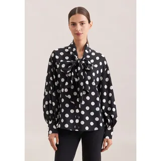 Seidensticker Rüschenbluse schwarz L