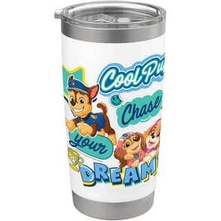 Offizielles Paw Patrol Cool Pup Chase your Dreams Doppelwandiger Edelstahl-Thermobecher