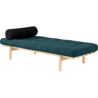Karup Design Daybed »Next« aus massiven Kiefernholz, inkl. Futonmatratze und Kissen, blau