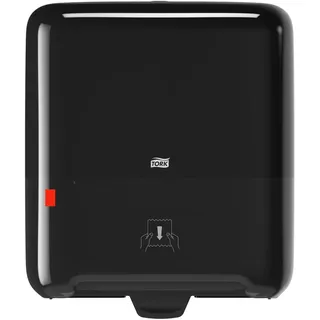 TORK 551008, Elevation Design - H1 Rollenhandtuch-Spender, Einzelblattentnahme, Füllstandsanzeige nach Ampel-Prinzip, schwarz