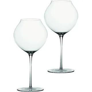 Zafferano Ultralight Weingläser 2 Stück leichtes Glas 770 ml