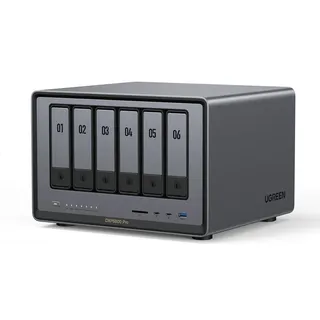 UGREEN NASync DXP6800 Pro Leergehäuse schwarz