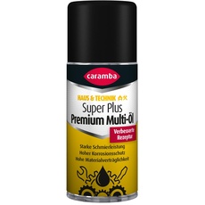 Caramba Super Plus Premium Multi Öl (100 ml) – Allround Ölspray für vielfältigen Einsatz als Rostlöser, Schmiermittel, Reiniger u. v. m. – silikonfreies Öl mit leichtem Vanille Duft