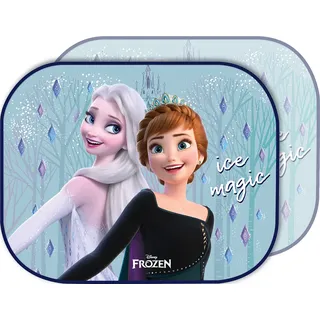 tataway Disney Frozen Autovorzelte 44x35 cm - Seitlicher Sonnenschutz mit ELSA und Anna für Kinder | Offizielles Disney-Autozubehör