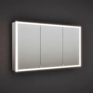 burgbad rl20 Spiegelschrank 142 cm, mit Klarglas Lichtrahmen