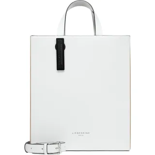 Liebeskind Berlin Umhängetasche Paper Bag Carter Bi-Color Tote Bag M Cream White