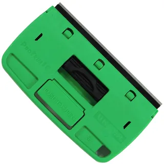 Unger ProTrim 10 (für Glasflächen, Fensterschaber mit Klingenschutz, Klingenwechsel per Knopfdruck, klein und handlich) TX100
