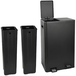 Svita Mülltrennsystem 60 l Schwarz