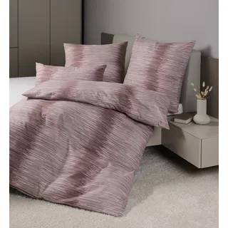 JANINE Bettwäsche Chinchilla S 78067 beere mauve 135x200 cm + 80x80 cm,