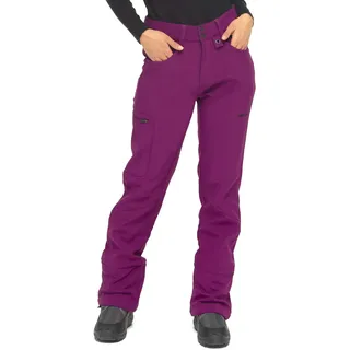 Arctix Damen Sarah Softshell-Hose mit Fleece-Futter Schneehose, Pflaume, X-Small (0-2) Short
