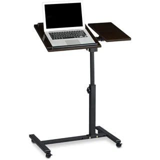 Relaxdays Laptoptisch, Notebook Ständer, schwarz