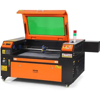 Vevor 80W CO2 Laser Graviermaschine 500x700mm Lasergravierer 20mm Gravurstärke Lasergravurmaschine 800mm/s Graviergerät 220-240V mehr als 1000 Materialien kompatibel mit LightBurn, CorelDRAW, AutoCAD, Windows, Mac OS, Linux, für Holz, Acryl, Stoff