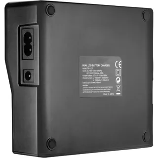 Trade-Shop 2in1 Set: Li-Ion Akku 7200mAh + Dual USB LCD Ladegerät kompatibel mit Sony PMW-150, PMW-150P, PMW-160, PMW-200, PMW-260, PMW-280