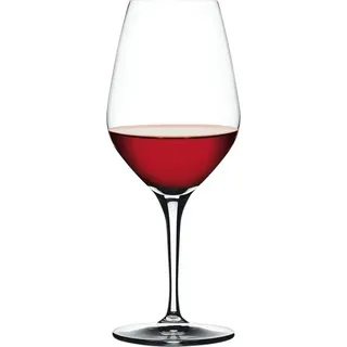 Spiegelau Vorteilsset 4 x  4 Glas/Stck Rotwein/Wasser Glas 440/01 Authentis  4400181 und Geschenk + Spende - Rot