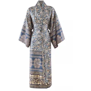 BASSETTI TORCELLO Kimono aus 100% Baumwollsatin in der Farbe Silber G1, Größe: L-XL - 9331475