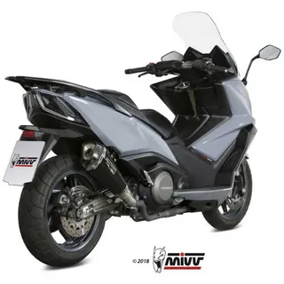 MIVV Delta Race Auspuff schwarz O.008.KDRB für Kymco AK 550
