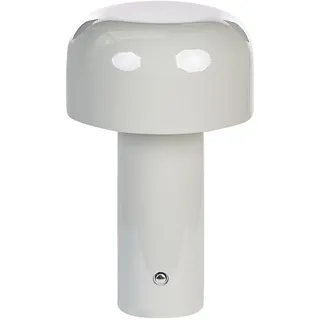 Beliani Tischlampe Grau