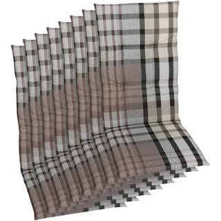 GO-DE Hochlehner Auflage 118 x 48 x 5 cm braun 8-tlg.