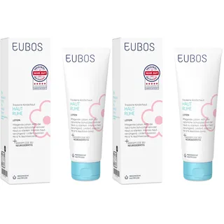 Eubos | HAUT RUHE Körperlotion | 125ml | für empfindliche und trockene Kinderhaut | Hautvertäglichkeit dermatologisch bestätigt | mit Jojobaöl (Packung mit 2)