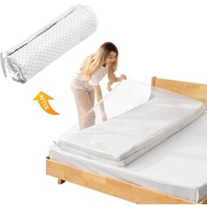 Vakuumbeutel für Matratze, Vakuum-Bettdecken-Aufbewahrungstasche mit Doppeltem Reißverschluss, Matratzenschutz – Wiederverwendbar Sparraum (94,4 x 47,2 Zoll) (240 x 120 cm)