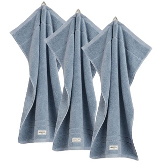 GANT Gästetuch 3er Pack 'Premium Towel' Baumwolle Handtücher 3 ct