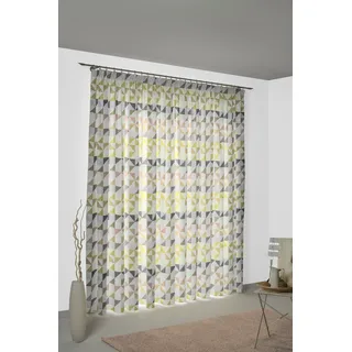 Wirth Berlare Vorhang Kräuselband 132 x 145 cm grün