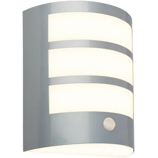 Briloner - LED Wandleuchte ohne Stromanschluss mit Bewegungsmelder, Dämmerungssensor, 20 sek. Timer, Wandlampe Akku, Außenleuchte, Außenbeleuchtung