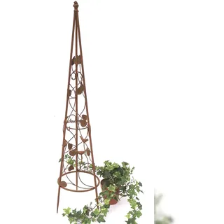 DanDiBo Ambiente Rankhilfe Pyramide 22 x 95 x 22 cm Braun