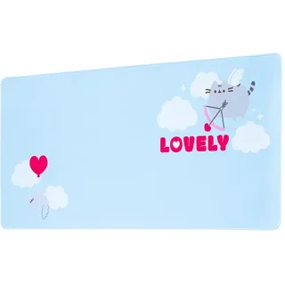 Grupo Erik Gaming Mauspad XXL Pusheen Cat Gaming Mousepad XXL rutschfest und Wasserabweisend Mauspad Groß - Mouse Pad Gaming Schreibtischunterlage PC Zubehör Gaming