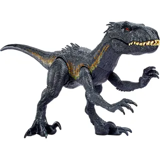 Mattel JURASSIC WORLD Das Gefallene Königreich Riesendinosaurier-Spielzeug, Riesendino Indoraptor, verschlingt Minifiguren, ca. 90 cm lange authentis...