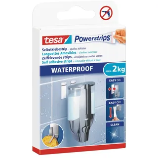 Tesa Klebestreifen Powerstrips Waterproof 2,0 kg 6 St.