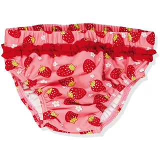 Playshoes UV-Schutz Windelhose Unisex Kinder Badehose Schwimmhose Badebekleidung, Erdbeeren, 74/80