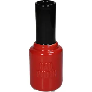 Vase Nagellack Rot Keramik Dekoration Modernes Design - Rot