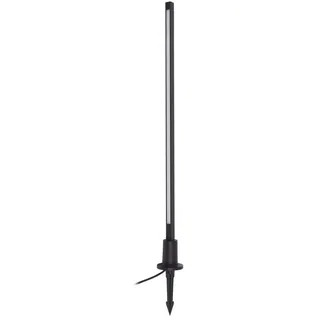 Lindby LED Außenleuchte Neano (Modern) in Schwarz aus Aluminium (1 flammig,) - Wegeleuchte Pollerleuchte Wegelampe Sockelleuchte