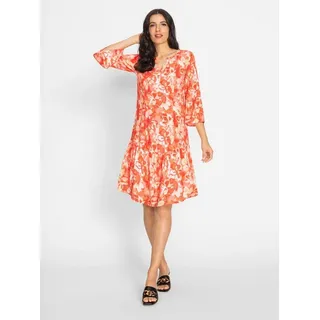 Heine Etuikleid Orange 46