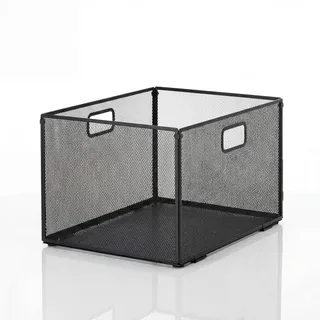 Jan Nowak Schreibtisch Organizer Metall breit 40x31x24,5 cm Dokumentenablage A4 groß Stehsammler Büro Organizer offen Ordnerhalter Zeitschriftenhalter für professionelle Büroorganisation