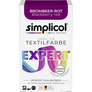 simplicol Textilfarbe expert Brombeer-Rot
