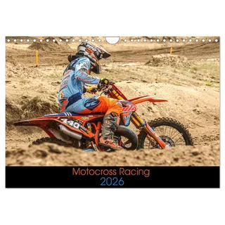 Calvendo Motocross Racing 2026 (Wandkalender 2026 DIN A4 quer), CALVENDO Monatskalender