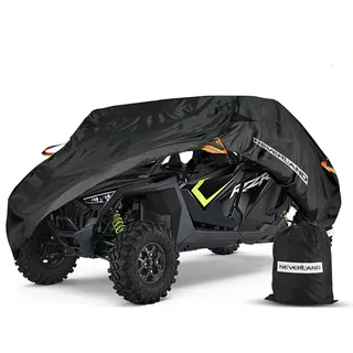 Neverland UTV Cover 4-6 Beifahrer - Allwetterschutz Seite-an-Seite-Abdeckung, kompatibel mit Polaris RZR General Honda Suzuki Yamaha SxS Arctic Cat John Deere Kymco Bobcat Argo Can Am Maverick X3