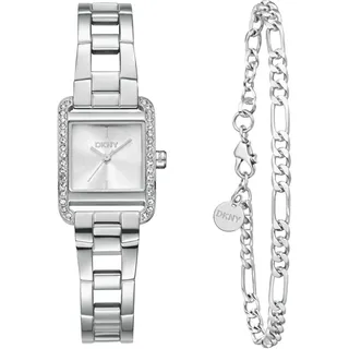 DKNY Mini square Edelstahl 28 mm NY2345