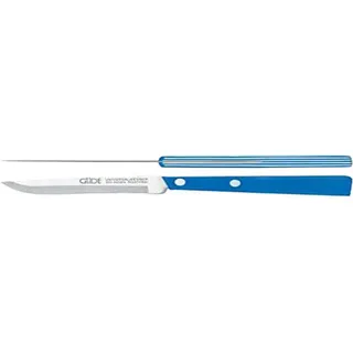 Güde Universalmesser 10 cm blau/weiß Wellenschliff