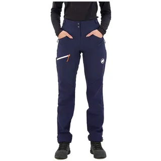 Mammut Courmayeur Softshell Pants Damen blau 38