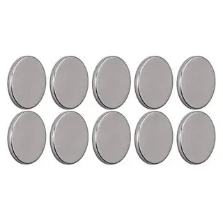 Maul Magnet (Ø x H) 10 mm x 1 mm Scheibe Silber 10 St. 6166196