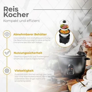 Camry CR 6419 Reiskocher - Schwarz