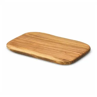 Continenta Schneidebrett Naturform, Olivenholz 25x15x1,2 cm