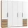 Drehtürenschrank Level 250 x 236 x 58 cm Weiß