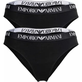 Emporio Armani Slip 2 St. Schwarz M