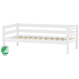 Jugendbett ECO Comfort 70 x 160 cm Kiefer massiv weiß
